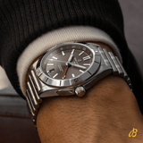 Buy Shop Breitling Chronomat GMT 40 Brown Dial Silver Steel Strap Watch for Men - A32398101M1A1 USA Online