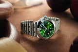 Buy Shop Breitling Chronomat GMT 40 Green Dial Silver Steel Strap Watch for Men - A32398101L1A1 USA Online