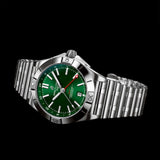 Buy Shop Breitling Chronomat GMT 40 Green Dial Silver Steel Strap Watch for Men - A32398101L1A1 USA Online
