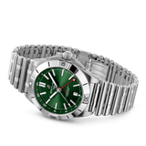 Buy Shop Breitling Chronomat GMT 40 Green Dial Silver Steel Strap Watch for Men - A32398101L1A1 USA Online