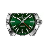 Buy Shop Breitling Chronomat GMT 40 Green Dial Silver Steel Strap Watch for Men - A32398101L1A1 USA Online