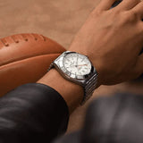 Buy Shop Breitling Chronomat GMT 40 White Dial Silver Steel Strap Watch for Men - A32398101A1A1 USA Online