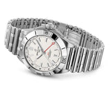 Buy Shop Breitling Chronomat GMT 40 White Dial Silver Steel Strap Watch for Men - A32398101A1A1 USA Online
