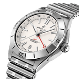 Buy Shop Breitling Chronomat GMT 40 White Dial Silver Steel Strap Watch for Men - A32398101A1A1 USA Online