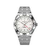 Buy Shop Breitling Chronomat GMT 40 White Dial Silver Steel Strap Watch for Men - A32398101A1A1 USA Online