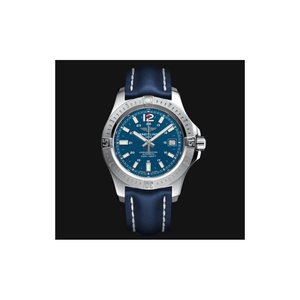 Buy Shop Breitling Colt 41mm Automatic Blue Dial Blue Leather Strap Watch for Men - A1731311.C934.113X.A18BA.1 USA Online