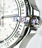 Buy Shop Breitling Colt 44mm Automatic Silver Dial Black Leather Mens Watch - A1731311/G820/428X USA Online