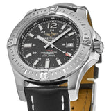 Buy Shop Breitling Colt Automatic 44mm Black Dial Leather Strap Mens Watch - A1738811/BD44/435X USA Online