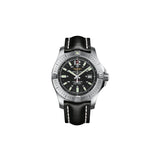 Buy Shop Breitling Colt Automatic 44mm Black Dial Leather Strap Mens Watch - A1738811/BD44/435X USA Online
