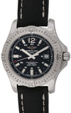 Buy Shop Breitling Colt Automatic 44mm Black Dial Leather Strap Mens Watch - A1738811/BD44/435X USA Online