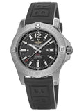 Buy Shop Breitling Colt Automatic 44mm Black Dial Rubber Strap Mens Watch - A1738811/BD44/152S USA Online