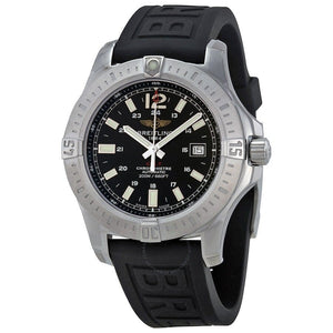 Buy Shop Breitling Colt Automatic 44mm Black Dial Rubber Strap Mens Watch - A1738811/BD44/152S USA Online