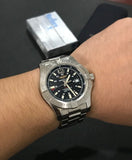 Buy Shop Breitling Colt Automatic 44mm Black Dial Stainless Steel Mens Watch - A1738811/BD44/173A USA Online