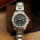 Buy Shop Breitling Colt Automatic 44mm Black Dial Stainless Steel Mens Watch - A1738811/BD44/173A USA Online