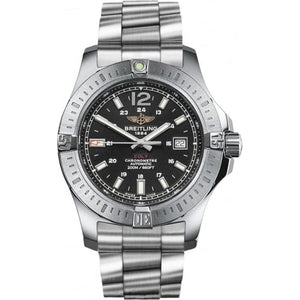 Buy Shop Breitling Colt Automatic 44mm Black Dial Stainless Steel Mens Watch - A1738811/BD44/173A USA Online