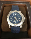 Buy Shop Breitling Colt Automatic 44mm Blue Dial Rubber Strap Mens Watch - A1738811-C906-157S USA Online