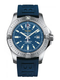 Buy Shop Breitling Colt Automatic 44mm Blue Dial Rubber Strap Mens Watch - A1738811-C906-157S USA Online