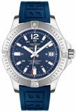 Buy Shop Breitling Colt Automatic 44mm Blue Dial Rubber Strap Mens Watch - A1738811-C906-157S USA Online