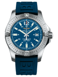 Buy Shop Breitling Colt Automatic 44mm Blue Dial Rubber Strap Mens Watch - A1738811-C906-157S USA Online