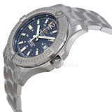 Buy Shop Breitling Colt Automatic 44mm Blue Dial Silver Steel Strap Mens Watch - A1738811/C906/173A USA Online