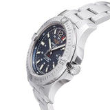 Buy Shop Breitling Colt Automatic 44mm Blue Dial Silver Steel Strap Mens Watch - A1738811/C906/173A USA Online