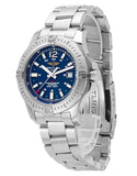 Buy Shop Breitling Colt Automatic 44mm Blue Dial Silver Steel Strap Mens Watch - A1738811/C906/173A USA Online