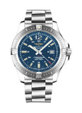 Buy Shop Breitling Colt Automatic 44mm Blue Dial Silver Steel Strap Mens Watch - A1738811/C906/173A USA Online