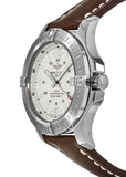 Buy Shop Breitling Colt Automatic 44mm Brown Leather Strap Mens Watch - A1738811/G791/437X USA Online