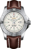 Buy Shop Breitling Colt Automatic 44mm Brown Leather Strap Mens Watch - A1738811/G791/437X USA Online