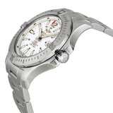 Buy Shop Breitling Colt Automatic Silver Dial Black Leather Mens Watch - A1738811/G791/173A USA Online