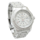 Buy Shop Breitling Colt Automatic Silver Dial Black Leather Mens Watch - A1738811/G791/173A USA Online