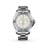 Buy Shop Breitling Colt Automatic Silver Dial Black Leather Mens Watch - A1738811/G791/173A USA Online
