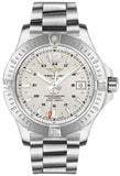 Buy Shop Breitling Colt Automatic Silver Dial Black Leather Mens Watch - A1738811/G791/173A USA Online
