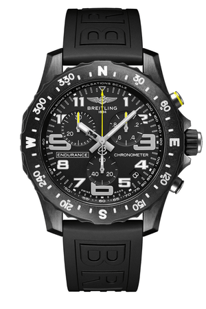 Buy Shop Breitling Endurance Pro Black Dial Black Rubber Strap Watch for Men - X82310E51B1S1 USA Online