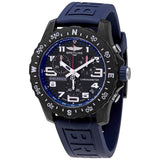 Buy Shop Breitling Endurance Pro Black Dial Blue Rubber Strap Watch for Men - X82310D51B1S1 USA Online
