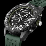 Buy Shop Breitling Endurance Pro Black Dial Green Rubber Strap Watch for Men - X82310D31B1S1 USA Online