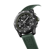 Buy Shop Breitling Endurance Pro Black Dial Green Rubber Strap Watch for Men - X82310D31B1S1 USA Online