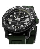 Buy Shop Breitling Endurance Pro Black Dial Green Rubber Strap Watch for Men - X82310D31B1S1 USA Online