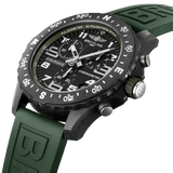 Buy Shop Breitling Endurance Pro Black Dial Green Rubber Strap Watch for Men - X82310D31B1S1 USA Online
