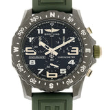 Buy Shop Breitling Endurance Pro Black Dial Green Rubber Strap Watch for Men - X82310D31B1S1 USA Online