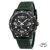 Buy Shop Breitling Endurance Pro Black Dial Green Rubber Strap Watch for Men - X82310D31B1S1 USA Online