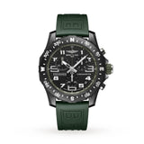 Buy Shop Breitling Endurance Pro Black Dial Green Rubber Strap Watch for Men - X82310D31B1S1 USA Online