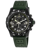 Buy Shop Breitling Endurance Pro Black Dial Green Rubber Strap Watch for Men - X82310D31B1S1 USA Online