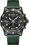 Buy Shop Breitling Endurance Pro Black Dial Green Rubber Strap Watch for Men - X82310D31B1S1 USA Online