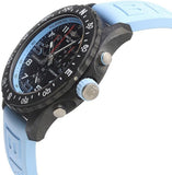 Buy Shop Breitling Endurance Pro Black Dial Light Blue Rubber Strap Watch for Men - X82310281B1S1 USA Online