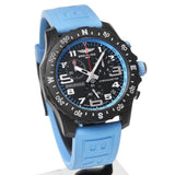 Buy Shop Breitling Endurance Pro Black Dial Light Blue Rubber Strap Watch for Men - X82310281B1S1 USA Online