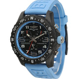 Buy Shop Breitling Endurance Pro Black Dial Light Blue Rubber Strap Watch for Men - X82310281B1S1 USA Online