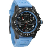 Buy Shop Breitling Endurance Pro Black Dial Light Blue Rubber Strap Watch for Men - X82310281B1S1 USA Online