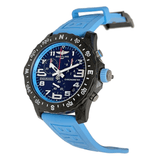 Buy Shop Breitling Endurance Pro Black Dial Light Blue Rubber Strap Watch for Men - X82310281B1S1 USA Online