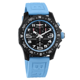 Buy Shop Breitling Endurance Pro Black Dial Light Blue Rubber Strap Watch for Men - X82310281B1S1 USA Online